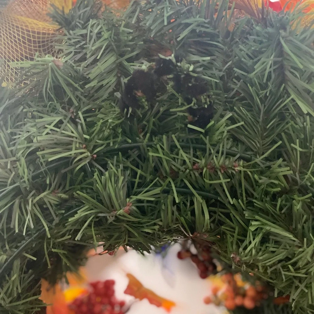 Chip an Dale Thanksgiving/Fall Wreath OOAK!